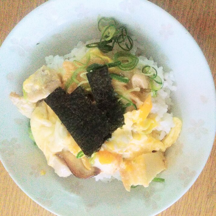 厚揚げでかさ増し！節約簡単親子丼